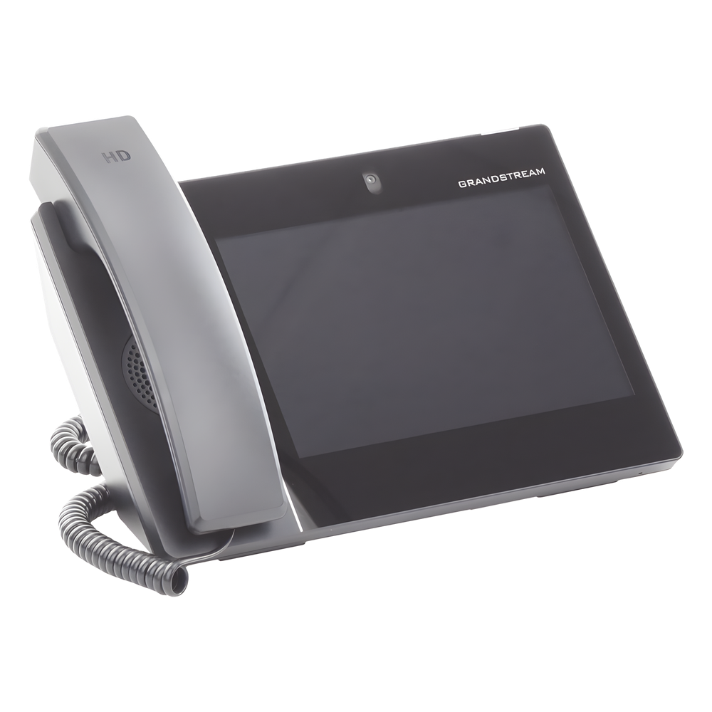 Teléfono IP Android 11, 16 líneas SIP con 16 cuentas, pantalla táctil 8", puertos Gigabit, Wi-Fi, Bluetooth, PoE, codec Opus, IPV4/IPV6 con gestión