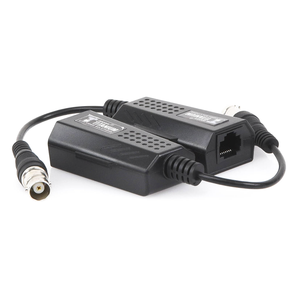 Kit EXTENSOR IP por cable CABLE COAXIAL para distancias de HASTA 200 m / REUTILIZA EL CABLEADO EXISTENTE PARA CONECTAR CÁMARAS IP / No Requiere