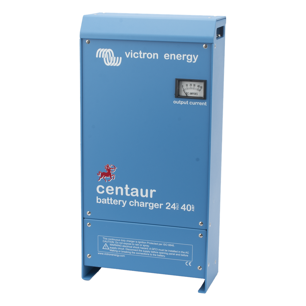 Centaur 24/40 / Cargador de Baterías 24V, 40A / Para Ambientes Marinos y Terrestres. / Bancos de 160 a 400 Ah