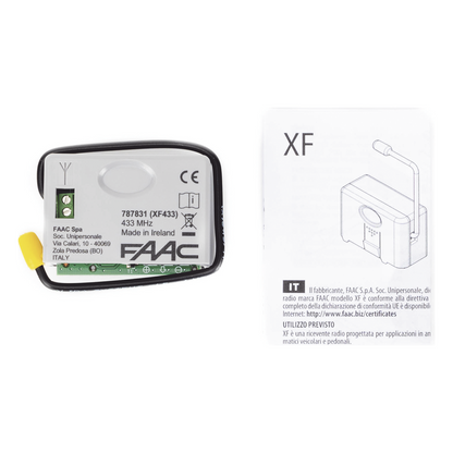 Receptor inalámbrico XF 433 para operador FAAC S418