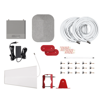 KIT Amplificador de Señal Celular, HOME MULTIROOM | Mejora la Señal Celular de todos los Operadores | Cubre áreas de hasta 900 m²