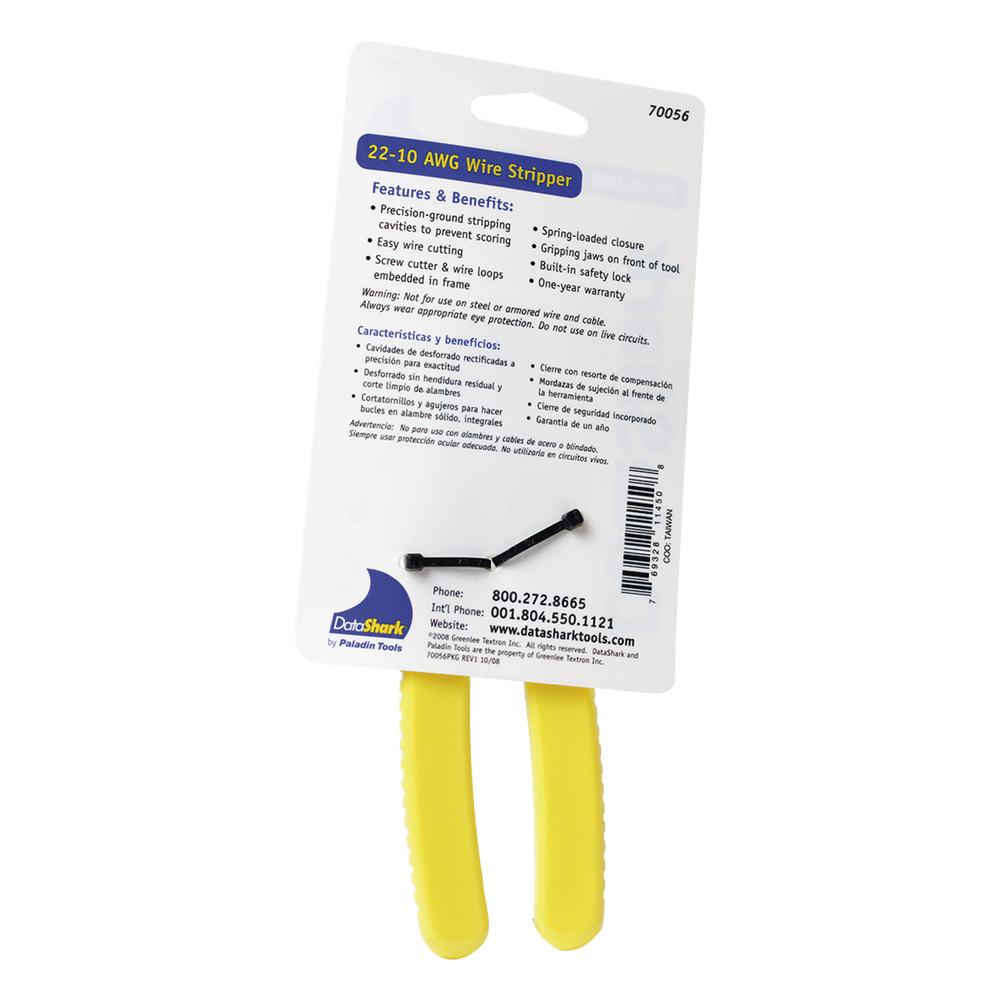 Pinzas de Precisión para Desforrar Cable 22-10 AWG