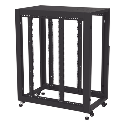 Gabinete Profesional para Telecomunicaciones de 24UR, 600 mm de Ancho x 1000 mm de Profundidad, Se envía el Gabinete Armado.