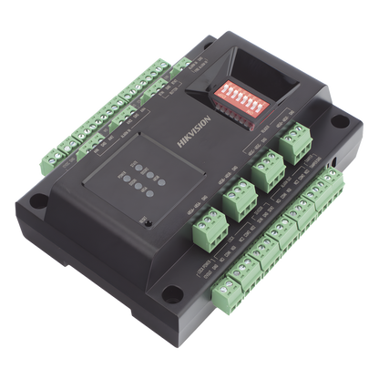 Expansor de 2 Puertas para Paneles de Control de Acceso DS-K27 Series / Comunicación RS-485 / 4 Entradas y 2 Salidas Auxiliares