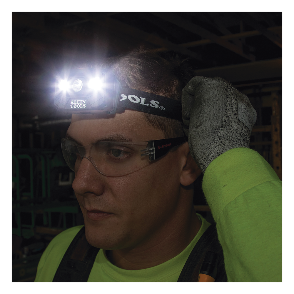 Lámpara Luz LED Frontal Recargable de 400 Lúmenes, Apagado Automático, con Correa de Tela, Adaptable y Ajustable a Gorros, Cascos, Cachuchas o