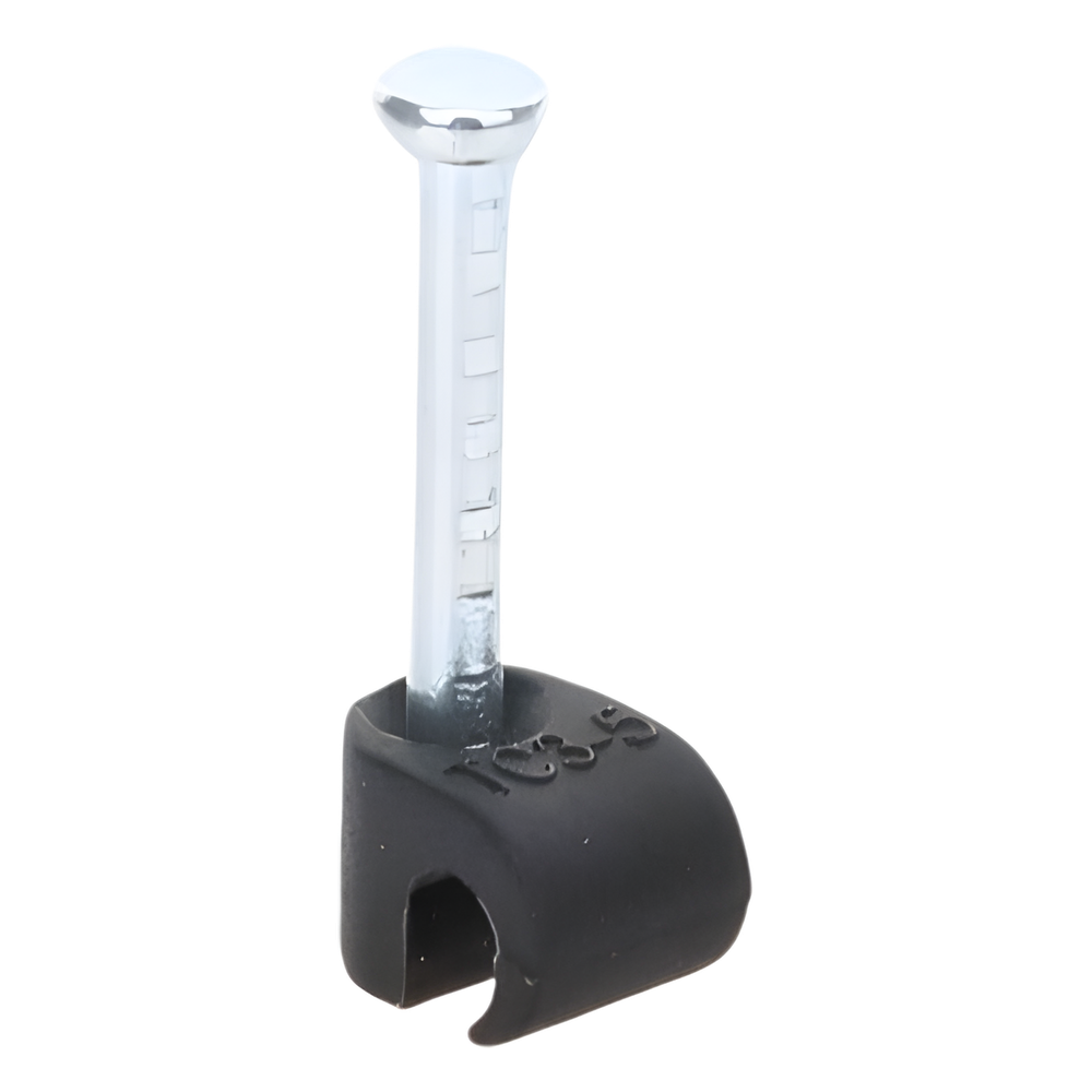 Grapa negra para Fibra óptica redonda de 3 mm (100pzs) (3101-00400)