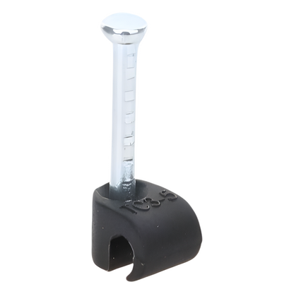 Grapa negra para Fibra óptica redonda de 3 mm (100pzs) (3101-00400)