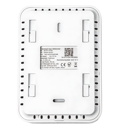 Sensor Detector de Fugas de Gas LoRaWAN / Alarma 85 dB / Salida de Relé y Válvula Solenoide / 800 Registros