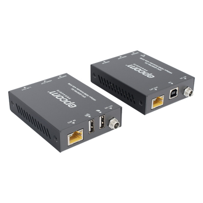 Kit Extensor HDMI con KVM | 70m | 4K2K@60Hz | 4:4:4 | HDMI2.0b y HDCP 2.2 | Salida de Audio 3.5mm | Admite PoC | Admite USB 1.1