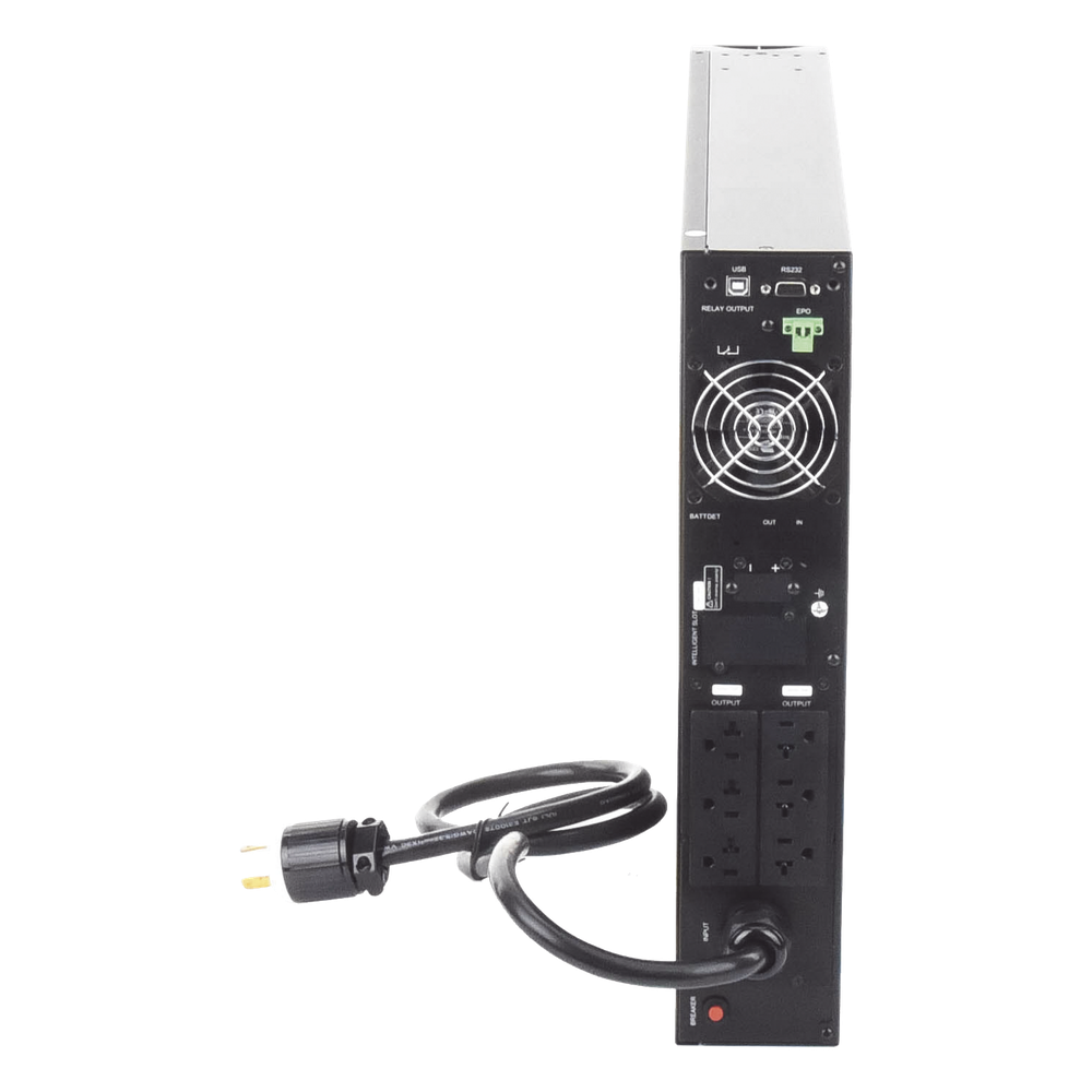 UPS Smart App Online S de 3000 VA/2700 W, Online Doble Conversión, Entrada 120 Vca NEMA L5-30P, Onda Senoidal Pura, Rack o Torre de 2 UR, Con 6 Tomas