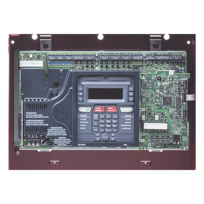 Panel de control de incendio direccionable sin comunicador preinstalado, 318 puntos por lazo SLC, expandible a 954 puntos