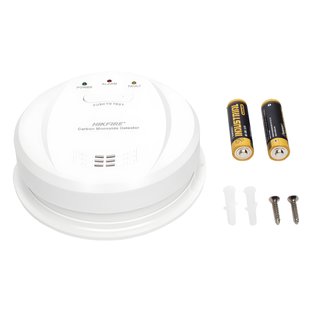 (HikFire) Detector de Monóxido de Carbono / Sensor Electroquímico Avanzado / Alarma Visual y Audible