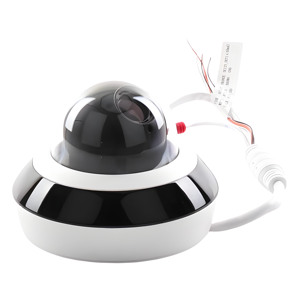 Mini Domo PTZ IP 4 Megapixel / 4X Zoom / H.265+ / 20 mts IR EXIR / WDR 120dB / PoE / IK10 / Exterior IP66 / Ultra Baja Iluminación / Micrófono
