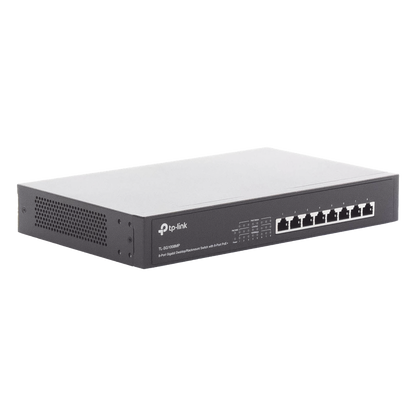 Switch Gigabit PoE+ no administrable de 8 puertos 10/100/1000 Mbps, para escritorio
