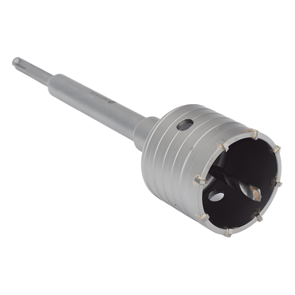 Broca Pasamuros SDS, Sacabocado para Concreto de 65mm con Extensión de 220mm
