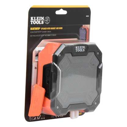 Bocina Portátil BLUETOOTH® con Imán y Gancho para Colgarse. Permite Altavoz Manos Libres con Micrófono Incorporado.