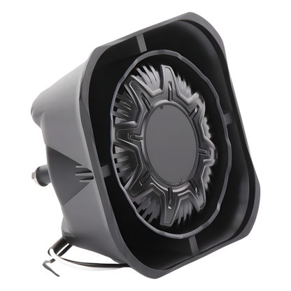 Bocina Compacta de Uso Rudo, 100 Watts de Potencia, Ideal Para Vehículos de Encubierto, Montaje Universal, 11 Ohms de Impedancia