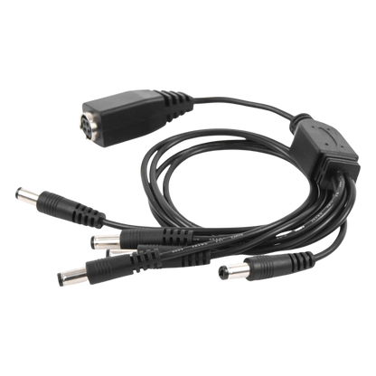 Cable con 5 Vías para Alimentar 4 Cámaras TurboHD y DVR TurboHD Epcom / Hikvision