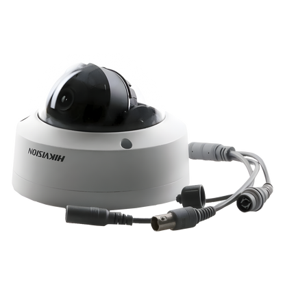 Domo TURBOHD 4K (8 Megapixel) / Gran Angular 102º / Lente 2.8 mm / Exterior IP67 / IK10 / IR EXIR 30 metros / TVI-AHD-CVI-CVBS / dWDR