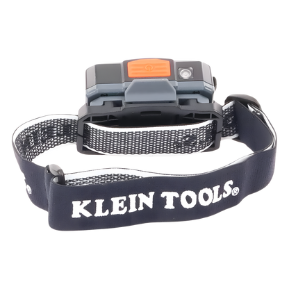 Lámpara Luz LED Frontal Recargable de 400 Lúmenes, Apagado Automático, con Correa de Tela, Adaptable y Ajustable a Gorros, Cascos, Cachuchas o
