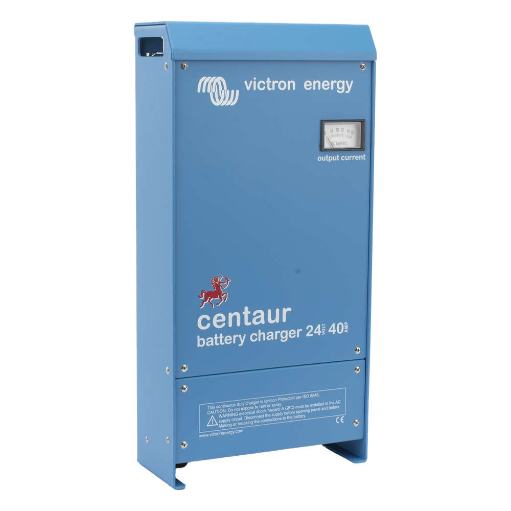 Centaur 24/40 / Cargador de Baterías 24V, 40A / Para Ambientes Marinos y Terrestres. / Bancos de 160 a 400 Ah