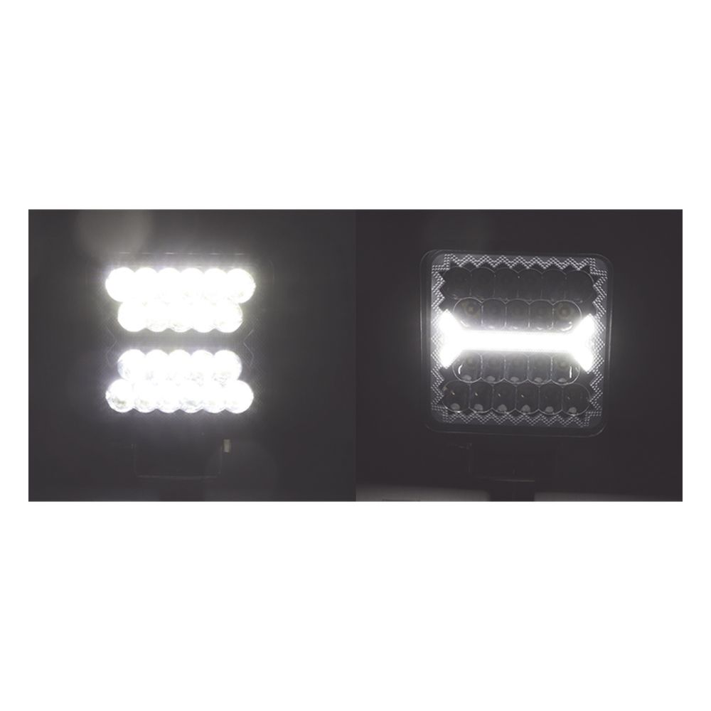 Luz de Trabajo de 40 LED, 5600 Lúmenes, 66 Watts, 10-30 Vcc, IP67