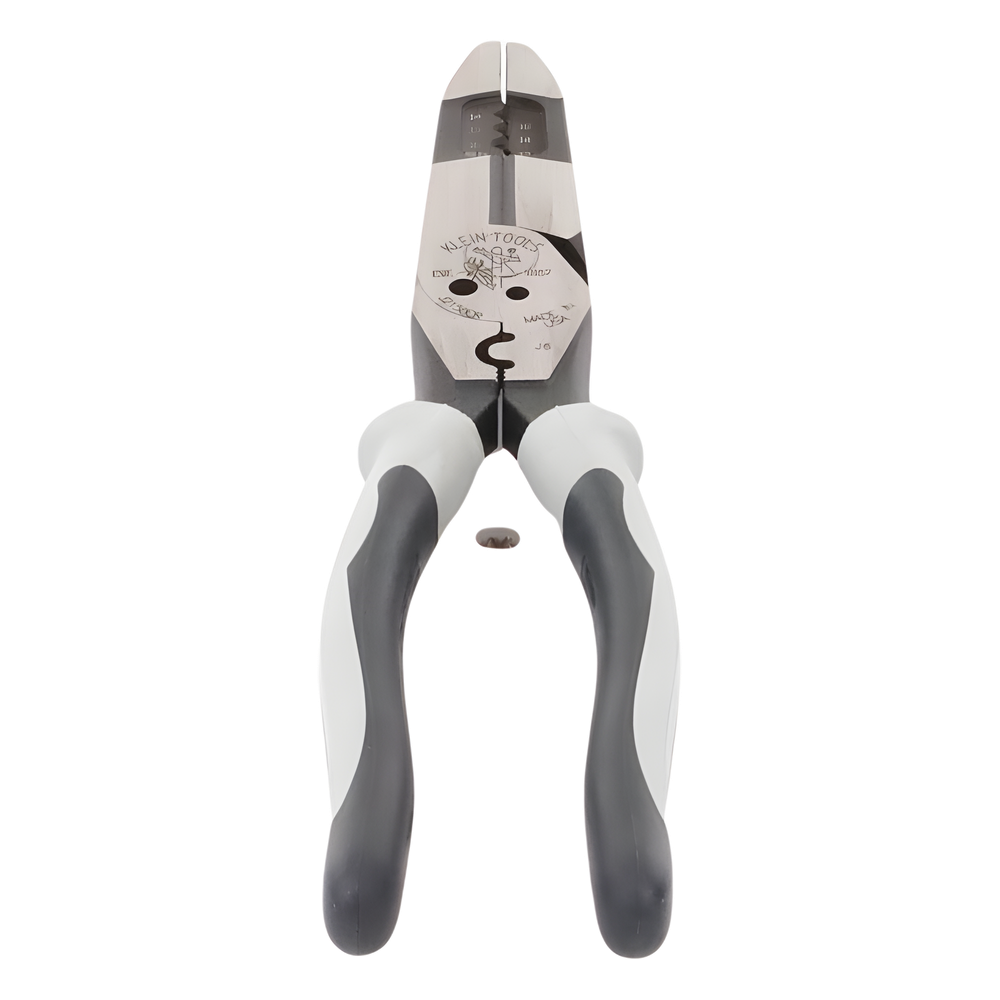 Pinza Híbrida con Ponchadora de 8". Pela Cable Sólido de 10-14 AWG y Cable Trenzado de 12-16 AWG