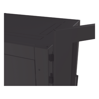 Gabinete Profesional para Telecomunicaciones de 24UR, 600 mm de Ancho x 1000 mm de Profundidad, Se envía el Gabinete Armado.