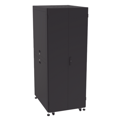 Gabinete para Telecomunicaciones Rack Estándar de 19", 42UR, 800 mm Ancho x 1000 mm Profundidad. Fabricado en Acero, Se envía el Gabinete Armado.
