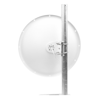 Antena Direccional con Frecuencia Extendida / 4.8 - 6.5 GHz / 28 dBi / Jumper incluido con conector N-Macho / Polaridad en 90º y 45º / Montaje