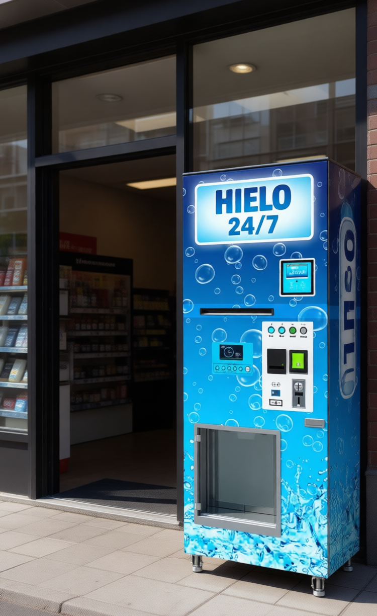 140kg Per Day Bulk Ice Vending Machine
