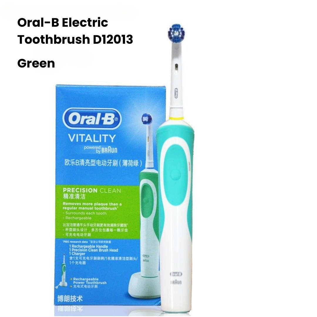 Cepillo de Dientes Electrico Oral B D12 y D100 Adulto Recargable Rotativo de Cerdas Suaves