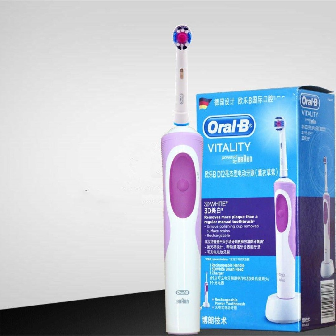 Cepillo de Dientes Electrico Oral B D12 y D100 Adulto Recargable Rotativo de Cerdas Suaves