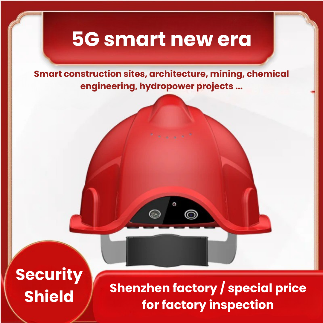 Casco de Seguridad Inteligente con 4G y 5G Intercomunicador de videovigilancia Grabadora de video