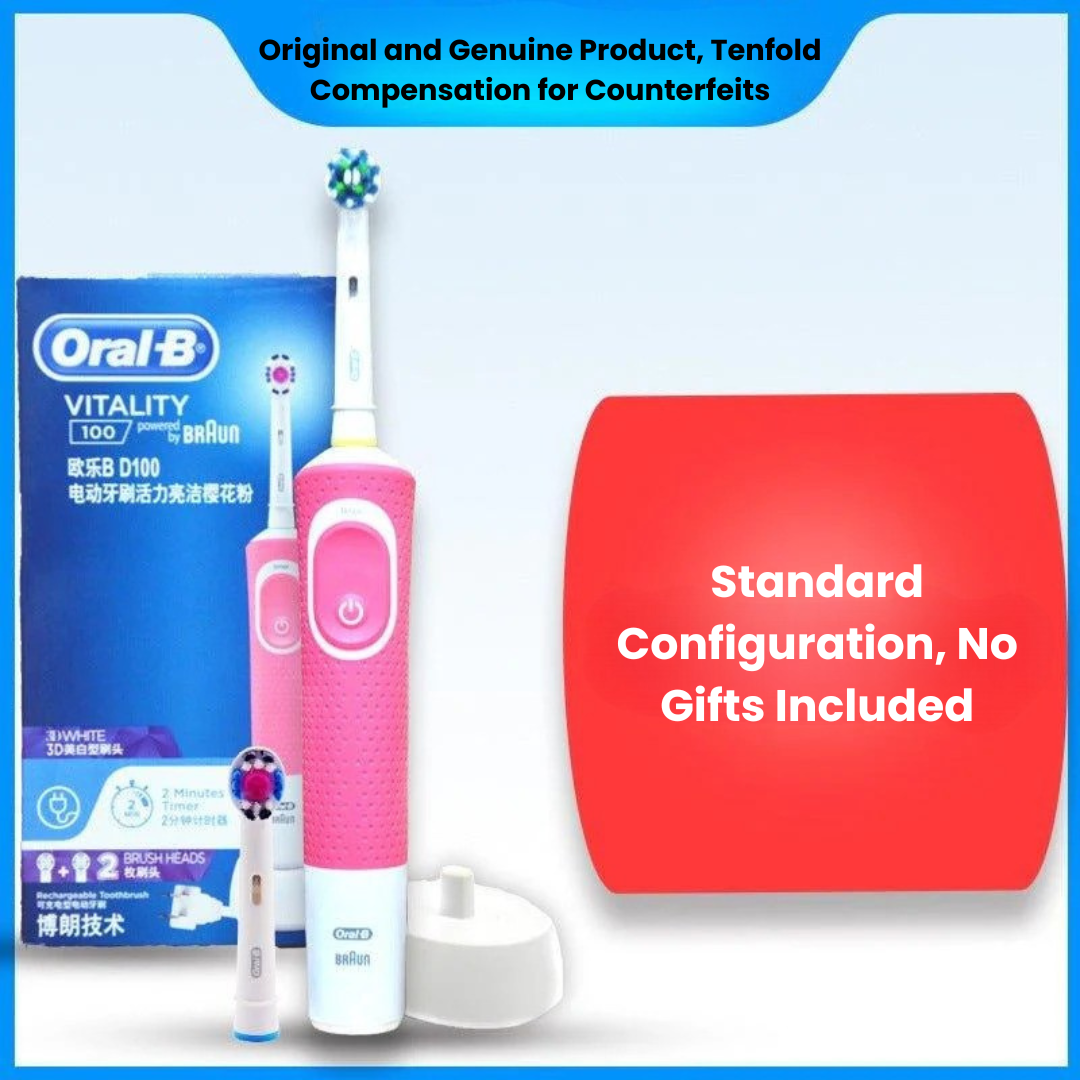 Cepillo de Dientes Electrico Oral B D12 y D100 Adulto Recargable Rotativo de Cerdas Suaves