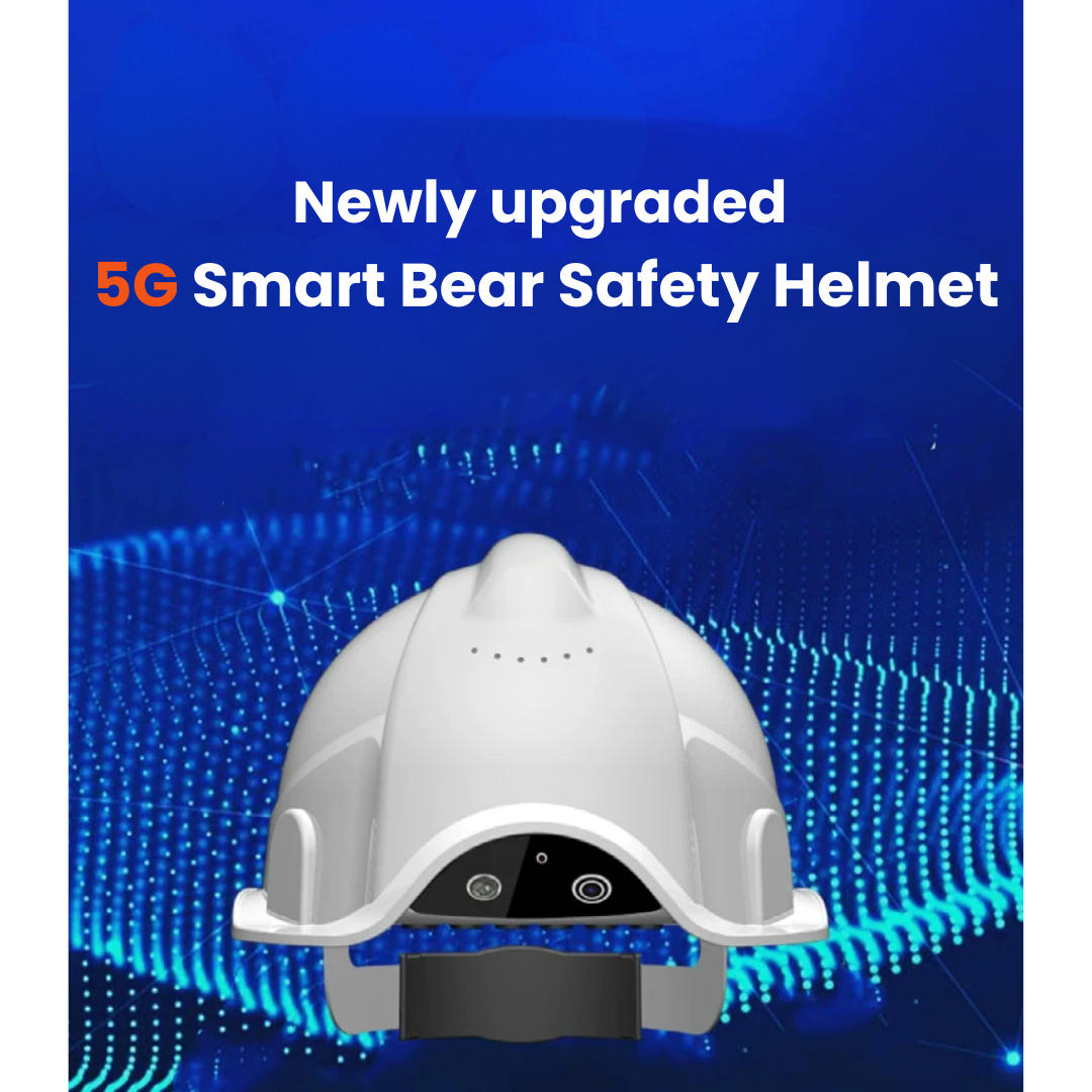 Casco de Seguridad Inteligente con 4G y 5G Intercomunicador de videovigilancia Grabadora de video