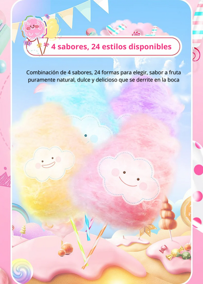 Maquina expendedora de malvaviscos y algodon de azúcar 24/7