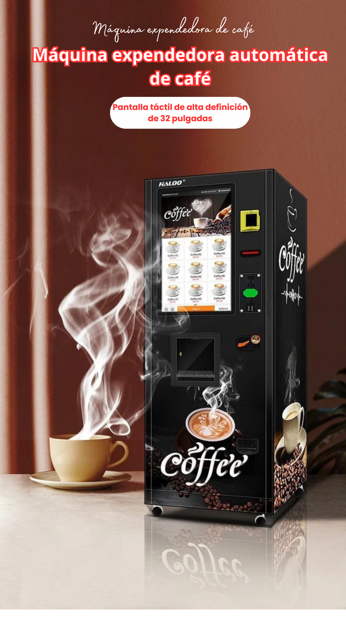 Maquina expendedora de café las 24 horas