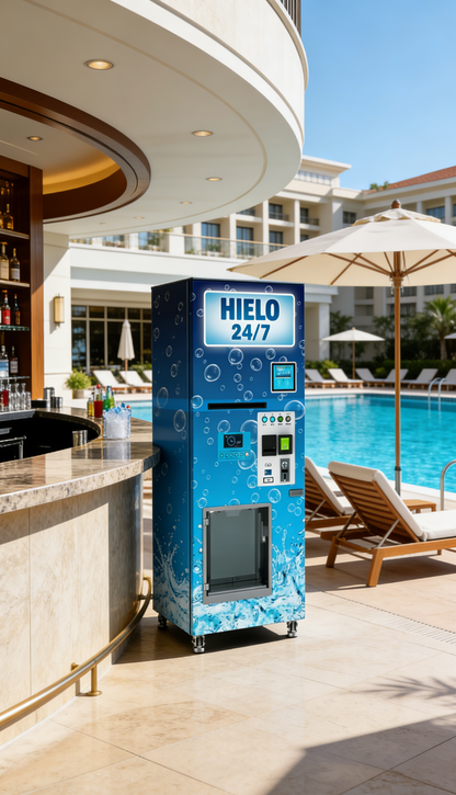 140kg Per Day Bulk Ice Vending Machine