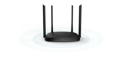 Router Inalámbrico WISP Gigabit / Wifi 5 / Hasta 1200 Mbps / Doble Banda AC (2.4 GHz y 5 GHz) / 3 Puertos LAN 10/100/1000 Mbps + 1 Puerto WAN
