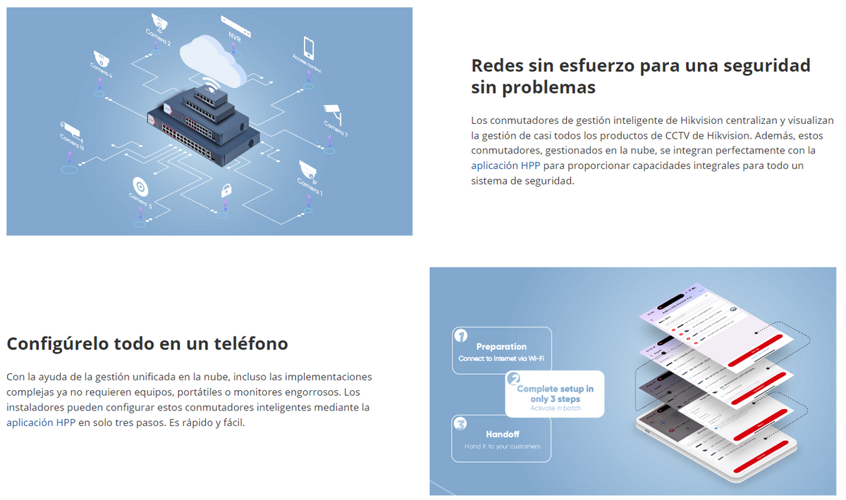 Switch Administrable PoE+ / 8 puertos 100 Mbps PoE+ / 1 puerto 1000 Mbps de Uplink / PoE hasta 300 Metros / Conexión Remota desde Hik-ParnerPro / 110