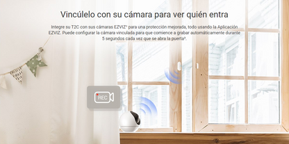 Contacto Magnético Inalambrico / Para Hub CS-A3 / Compatible con Kit de Alarmas EZVIZ CS-B1 / Uso en Interior / Protocolo Zigbee /