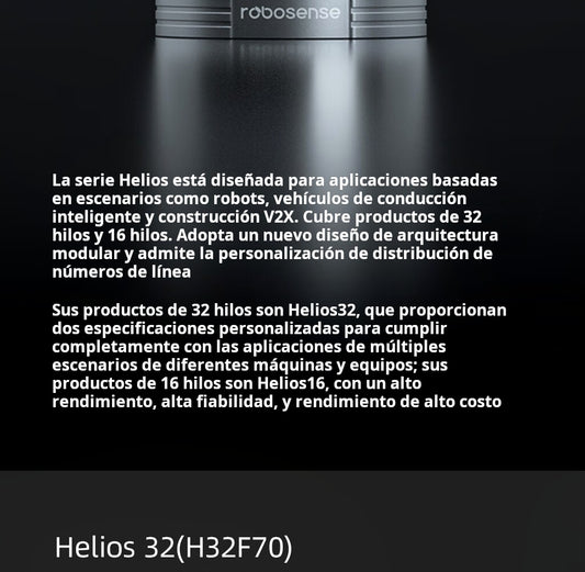 ROBOSENSE Helios 32/16 robot sensor  lines customized 3D LiDAR