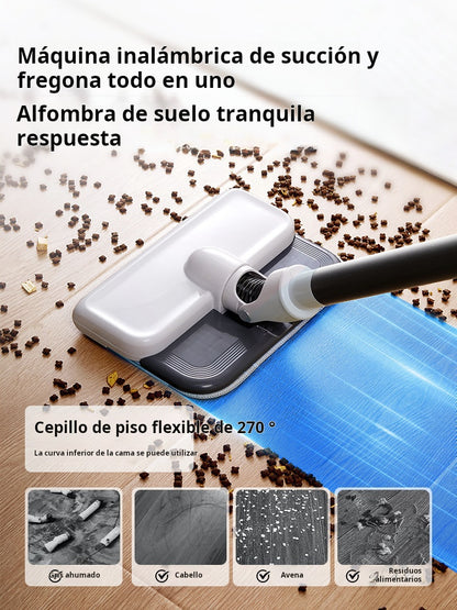 Aspiradora Konka para el hogar aspiradora de succión grande para barrer y trapear 3 en 1 pequeña máquina inalámbrica de pelo de gato de mano todo en uno