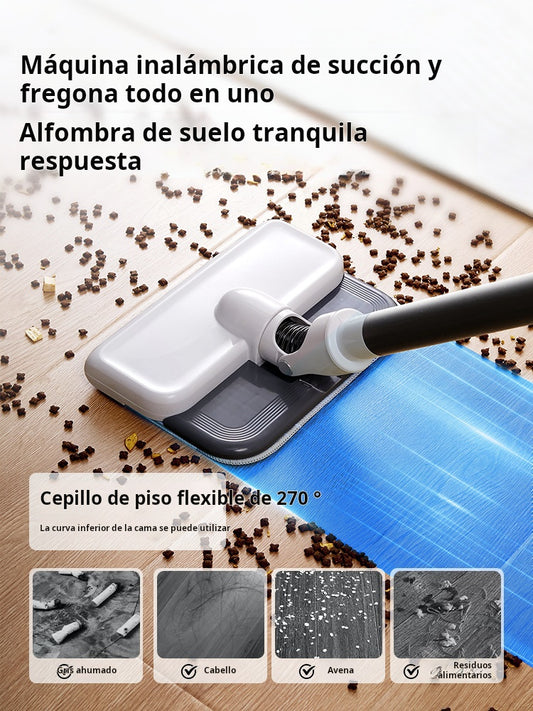Aspiradora Konka para el hogar aspiradora de succión grande para barrer y trapear 3 en 1 pequeña máquina inalámbrica de pelo de gato de mano todo en uno