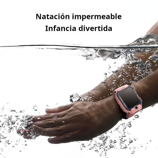 Little Genius Z6S Reloj Teléfono Infantil 4G | Cámara Dual (Frontal y Trasera), Videollamada, Posicionamiento Preciso, Resistente al Agua