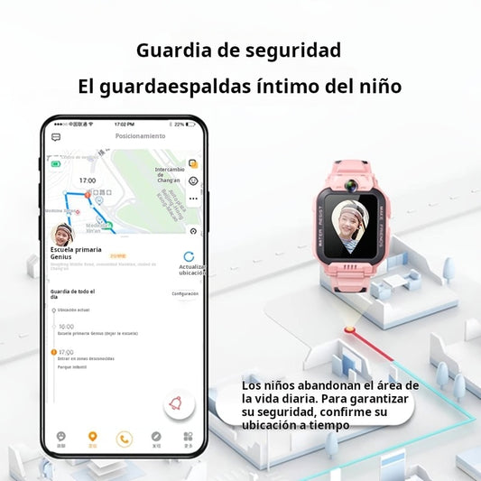 Little Genius Z6S Reloj Teléfono Infantil 4G | Cámara Dual (Frontal y Trasera), Videollamada, Posicionamiento Preciso, Resistente al Agua