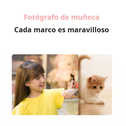 Little Genius Z6S Reloj Teléfono Infantil 4G | Cámara Dual (Frontal y Trasera), Videollamada, Posicionamiento Preciso, Resistente al Agua