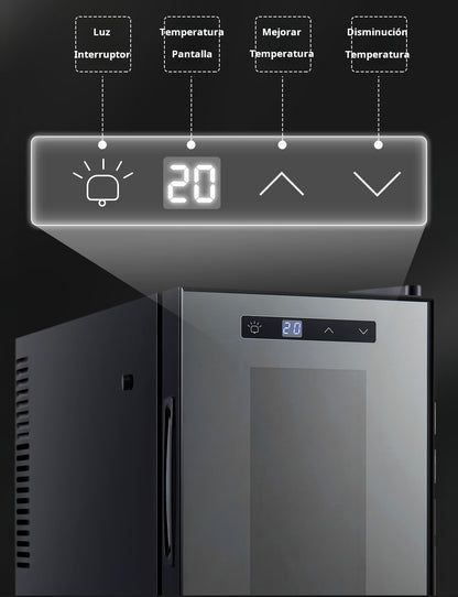 Refrigerador de leche para cafetera 16L a 23L, mini nevera profesional para máquinas de café