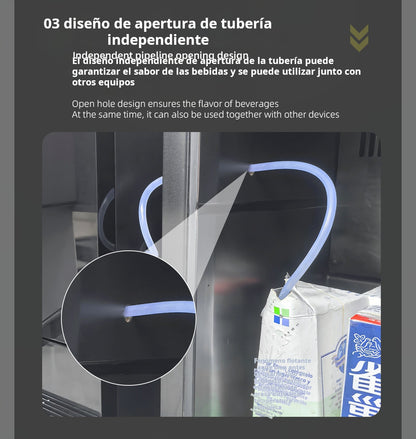 Refrigerador de leche para cafetera 16L a 23L, mini nevera profesional para máquinas de café